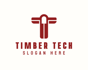 Tech Firm Letter T logo design