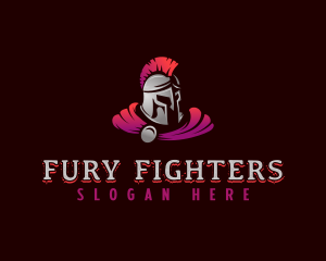 Spartan Warrior Armor logo design