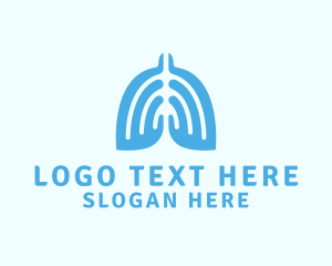 Oxygen - Medical Hands Lungs logo design