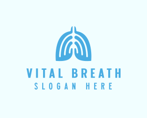 Medical Lungs Organ logo
