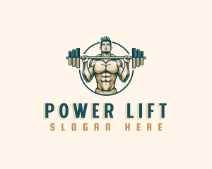 Weightlifting Barbell Fitness logo