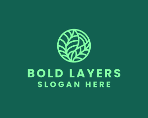 Green Botanical Garden logo design