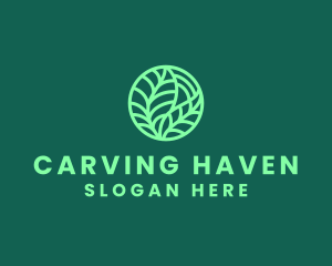 Green Botanical Garden logo design