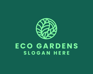 Green Botanical Garden logo design