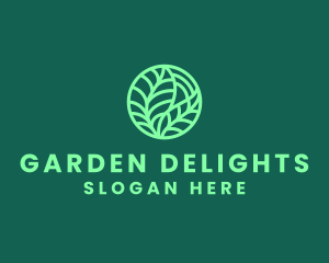 Green Botanical Garden logo design