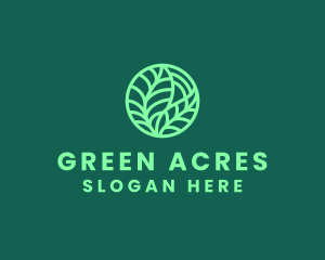 Green Botanical Garden logo design