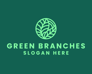 Green Botanical Garden logo design