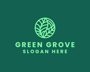 Green Botanical Garden logo design