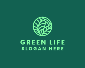 Green Botanical Garden logo design