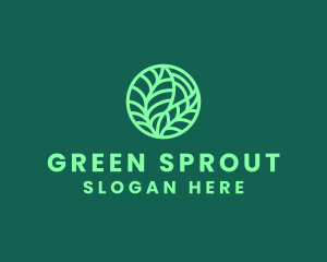 Green Botanical Garden logo design