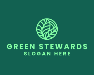 Green Botanical Garden logo design