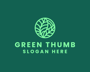 Green Botanical Garden logo design