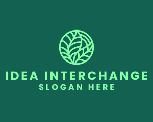 Green Botanical Garden logo design