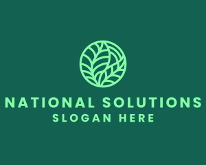 Green Botanical Garden logo design