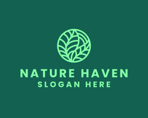 Green Botanical Garden logo design