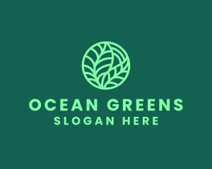 Green Botanical Garden logo design