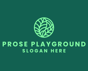 Green Botanical Garden logo design