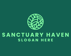 Green Botanical Garden logo design