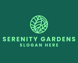 Green Botanical Garden logo design