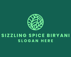 Green Botanical Garden logo design