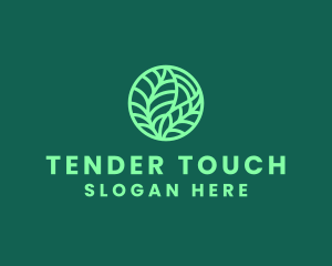 Green Botanical Garden logo design