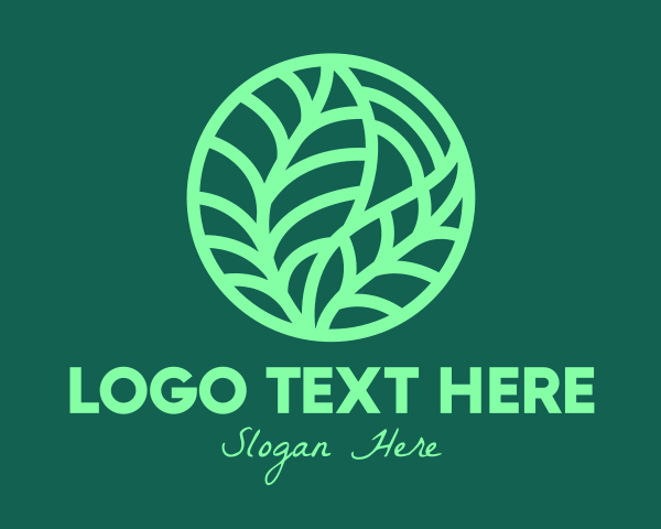 Vegetarian logo example 2