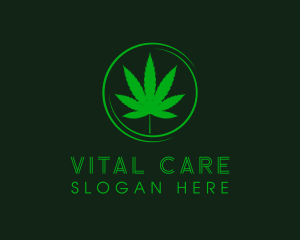 Ganja Herbal Leaf logo