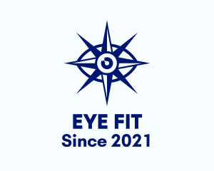 Blue Eye Compass logo design