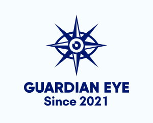 Blue Eye Compass logo design