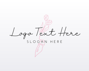 Flower Pen Calligraphy logo