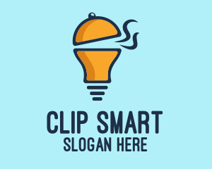 Cloche Light Bulb logo design