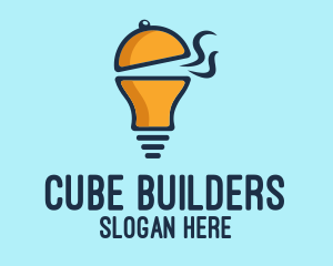 Cloche Light Bulb logo design