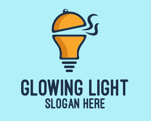 Cloche Light Bulb logo design