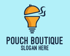 Cloche Light Bulb logo design