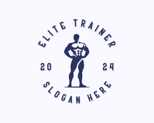 CrossFit Muscle Trainer logo design