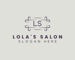 Luxury Scissors Boutique logo design