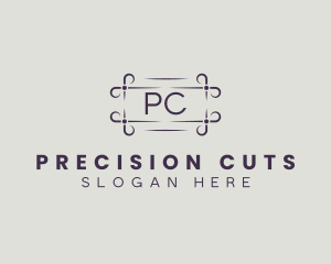 Luxury Scissors Boutique logo design