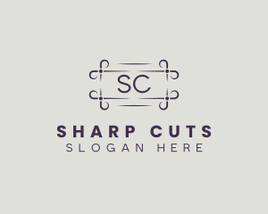 Luxury Scissors Boutique logo design