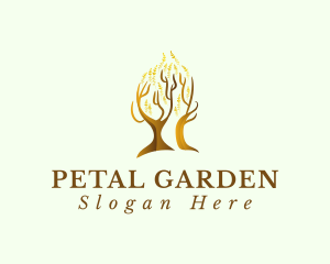 Natural Tree Head logo design