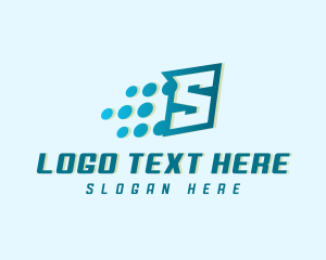 Modern Tech Letter S Logo