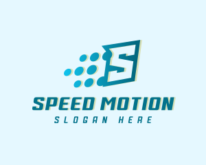 Modern Tech Letter S logo design