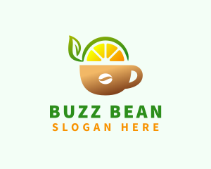 Fruit Juice Coffee Drink logo design