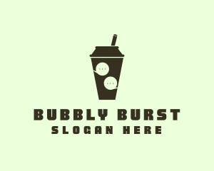 Talk Bubble Tea  logo design