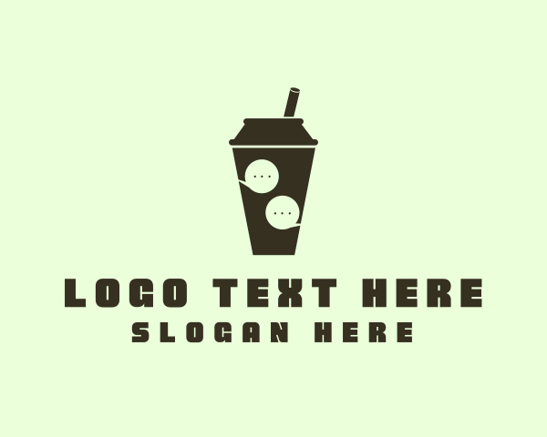 Talk Bubble Tea  logo