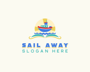 Toy Boat Daycare logo design