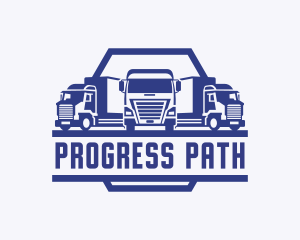 Cargo Mover Truck logo design