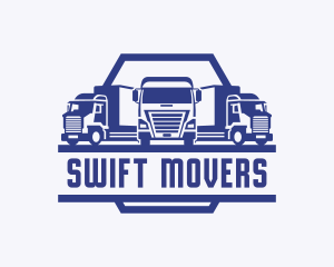 Cargo Mover Truck logo design