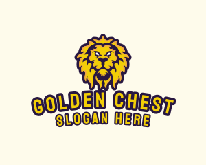 Golden Lion Esports logo design