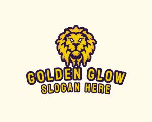 Golden Lion Esports logo design