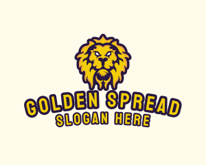 Golden Lion Esports logo design